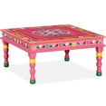 thumbnail image 4 of vidaXL Coffee Table Hand Painted Accent Couch Sofa Table Solid Wood Mango, 4 of 29