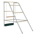 thumbnail image 3 of 40" Wooden Chicken Roost Perch - Outdoor Poultry Resting Bar for Hens (40x20x39 Inch), 3 of 12