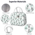 thumbnail image 4 of Lunch Bag Lunch Box for Women Reusable Insulated Lunch Bags,Water-Resistant Hawaiian Pineapple Illustration Cooler Lunch Tote Bag, Large Capacity for Work Travel Picnic, 4 of 6