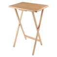 thumbnail image 6 of Winsome Alex 5-Pc Snack Table Set, Natural Finish, 6 of 14