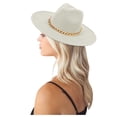 thumbnail image 4 of XINSHIDE Hat Fashionable Fedoras Men Wide For Women Dress Baseball Caps Fashion Hat, 4 of 9
