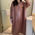 thumbnail image 6 of Women Autumn Winter Dress Fashion Thicken Warm Loose Cartoon Cute Oversized Pajamas Nightwear for Winter, 6 of 7