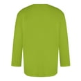 thumbnail image 3 of Camisas de Manga Larga para Hombres Imprimir Casual Cuello Redondo Blusa de Manga Corta, Camisas de Lino para Hombres, 3 of 4