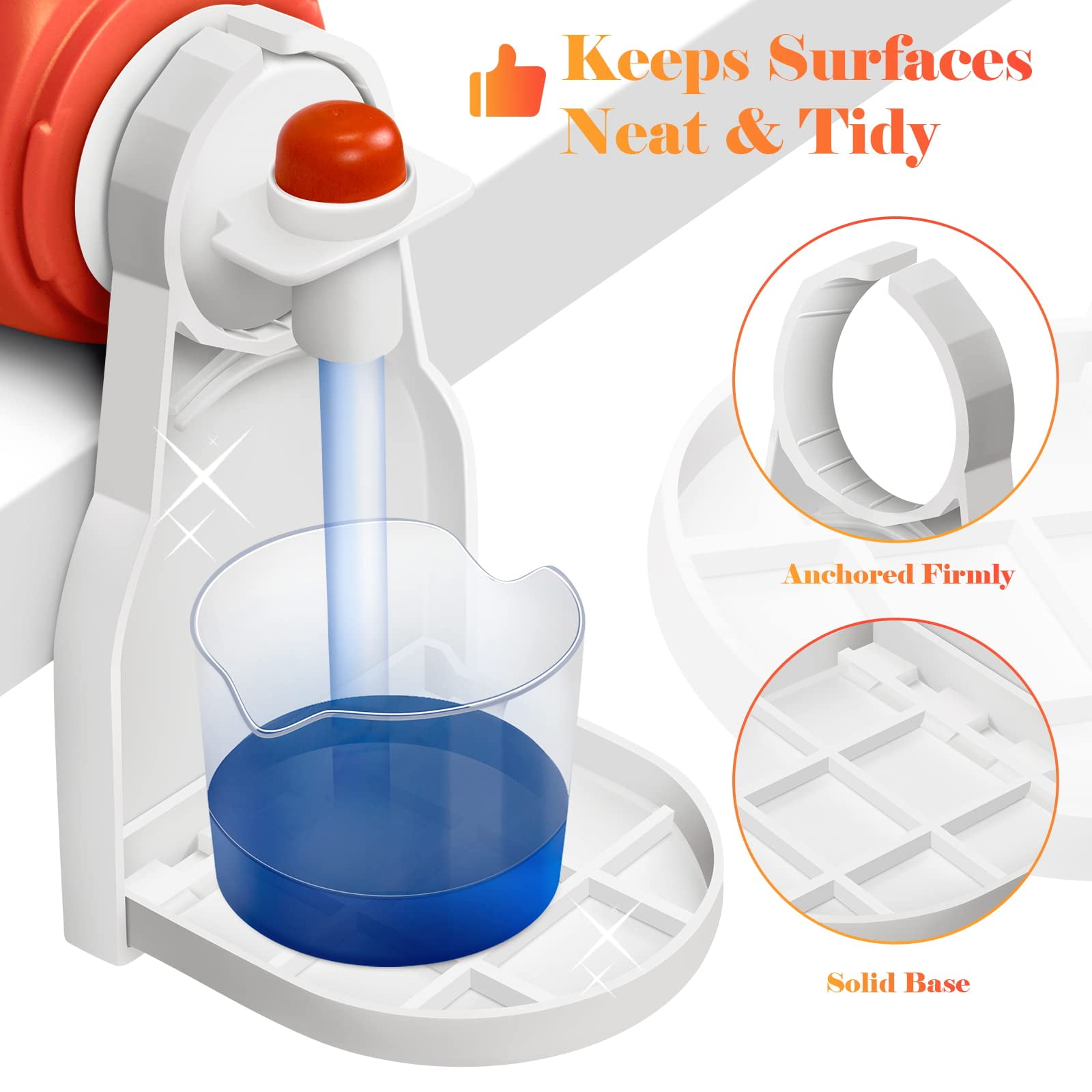 Laundry Detergent Dispenser Holder, Laundry Detergent Cup Holders Tidy