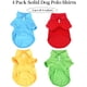 thumbnail image 5 of Paquete de 4 camisetas polo sólidas para perros, camisetas para mascotas, camisetas para cachorros, ropa, ropa, abrigos, camisetas Namotu CZCW-ZC407-3, 5 of 7