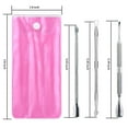 thumbnail image 2 of Cuticle Pusher, 3PCS Gel Nail Polish Cuticle Remover Nail Cuticle Pusher Stainless Steel Manicure Pedicure Tools Metal Cuticle Peeler Scraper for Fingernails and Toenails, 2 of 6