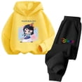 thumbnail image 4 of Conjunto de sudadera con capucha Disney Hua Mulan para niñas de 3 a 14 años, sudadera informal de calle kawaii, traje de camión para niños, 4 of 5