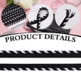 thumbnail image 5 of 50 Yards White Twisted Lip Cord Trim 0.43inch Black Twisted Rope Cord with Lip Polyester Edge Piping Trim Cord Rope Embellishment Sewing, 5 of 6