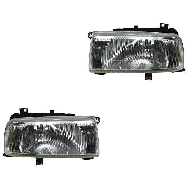 Par de Faros Volkswagen Jetta 1993 A 1998 TYC Con Base