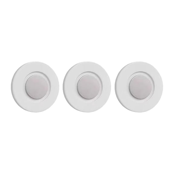 Magnetic Remote Control Holder Wall Mount – 3/6 Pack Self-Adhesive No Drill Organizer for TV, AC, Fan Remotes