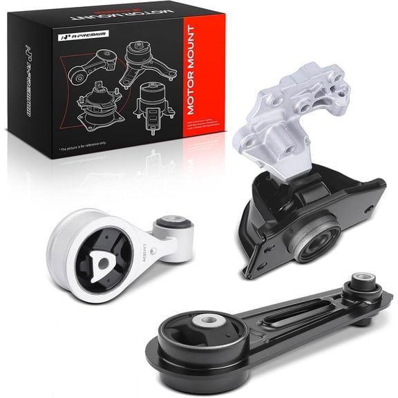 A-Premium Engine Motor Mount and Torque Strut Mount Kit Compatible with Nissan Rogue 2008-2013, Rogue Select 2014-2015, Sentra 2007-2012, 2.5L, 3-PC Set, Replace# 11210ET80A, 11350ET80A