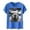 Blue, variant on Shirts for Women Funny Dolphin Selfie Graphic Printed Short Sleeved Crew Neck T Shirt Clothes