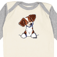 thumbnail image 4 of Inktastic Pocket Brittany Spaniel Boys or Girls Long Sleeve Baby Bodysuit, 4 of 5