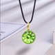 thumbnail image 3 of Piedra de nacimiento, diamantes de imitación, cuentas redondas doradas de cristal, fabricación de joyas DIY, decoraciones de gota, cadena, Ropa, zapatos y accesorios Miscelánea verde fluorescente Jumpingount AP010355-10B, 3 of 6