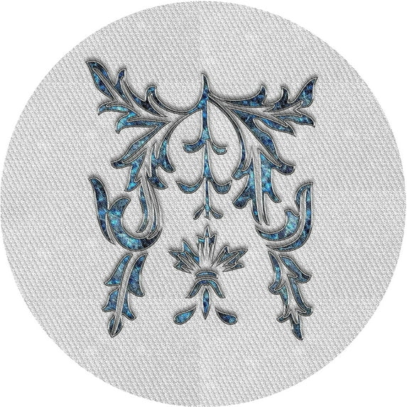 Ahgly Company Machine Washable Indoor Round Transitional White Smoke Area Rugs, 5' Round