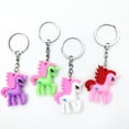 thumbnail image 4 of LLavero de muñeca de goma suave de dibujos animados lindo unicornio llavero de coche bolsa pequeño colgante regalo, 4 of 6