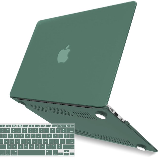 shiyou-iBenzer Compatible with Old Version MacBook Air 13 Inch Case (2010-2017 Release), Models: A1466 / A1369, Plastic Hard Shell Case with Keyboard Cover for Mac Air 13, White Marble, CA-A13-BKMB+1