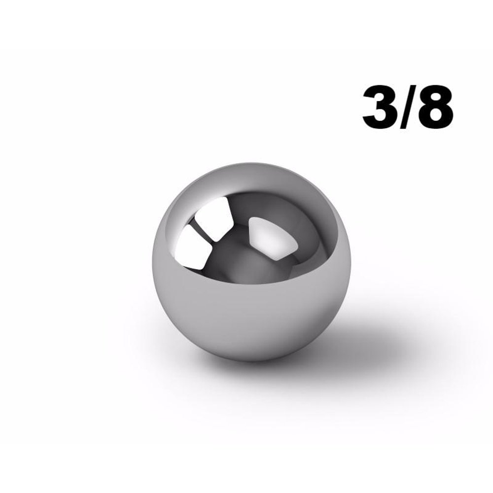 3/8" Inch Carbon Steel Ball Bearings G500 Pack of 25