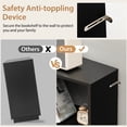 thumbnail image 6 of 6 Cube Storage Shelf Organizer Bookcase Square Cubby Cabinet Bedroom Black, 6 of 8