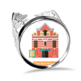 thumbnail image 1 of Anillo de compromiso ajustable Unbranded casa roja, 1 of 3