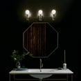 thumbnail image 5 of Torche 3-Light Bathroom Vanity Light in Polished Nickel, 5 of 8