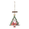 thumbnail image 6 of Biplut Christmas Pendant Cute Cartoon Santa Claus Snowman Angel Elk Hanging Ornament 6 Styles Christmas Tree Pendant Holiday Party Decorations Party Supplies (Type F), 6 of 13
