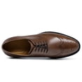 thumbnail image 5 of CMR CHAMARIPA Height Increasing Formal Shoes - Brown Cowhide Leather Men's Elevator Dress Shoes 7 CM / 2.76 Inches, 5 of 10