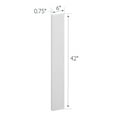 thumbnail image 6 of Design House 561852 Brookings Kitchen Cabinet Filler 42x6x0.75, White, 6 of 17