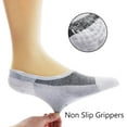 thumbnail image 4 of No Show Socks Men Breathable Non Slip Low Cut Socks Women Cotton Durable Invisible Socks Loafers 7-15, 4 of 5