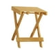 thumbnail image 2 of Taburete plegable, taburete portátil para acampar, silla de camping para playa, patio, madera, 2 of 9