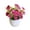 Purple, variant on Zhaomeidaxi Artificial Potted Plants Bathroom Home Office Decor Mini Fake Chrysanthemum Plants for Desk Decoration
