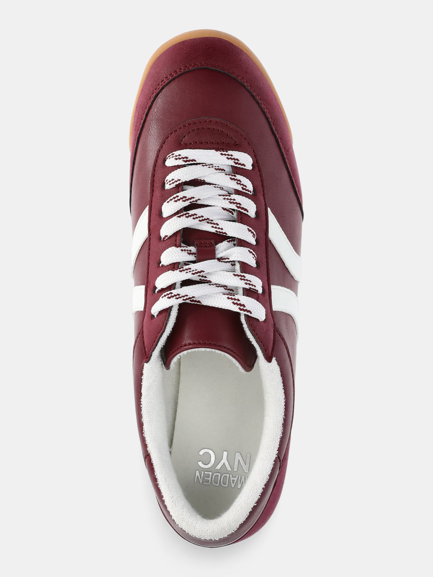 Madden NYC Women's Gum Sole Lace-up Low Sneakers