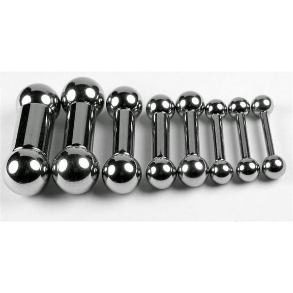 Gauged Tongue Ring 1 piece (B/2/2/35) (steel 0g (8mm))