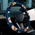 thumbnail image 6 of Baseball Car Wheel Cover, Steering Wheel Cover, Steering Wheel Covers 14.5 Inch Printing PVC Leather Auto Accessories, 6 of 6