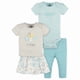thumbnail image 1 of Set Gerber 1 Pañalero, 1 Playera, 1 Pantalón y 1 Falda Niña Talla NB, 1 of 5
