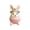 Pink, variant on Easter Bunny Decorations Blue Resin Rabbit Figurine Desktop CenterPC 12Cm for Home Garden Table