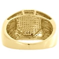 thumbnail image 4 of 10K Yellow Gold Yellow Diamond Dome Octagon Shape Pinky Ring Fancy Band 0.36 CT., 4 of 5