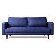 thumbnail image 2 of Sofá Cama De Lino Azul Beehive Memory Foam Modelo Salim, 2 of 8