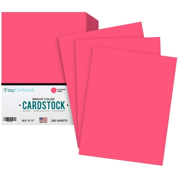 Premium Color Card Stock Paper 250 Per Pack Superior Thick 65lb