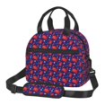 thumbnail image 1 of Fotbe Cute Crabs Bolsa de Almuerzo con Estampado, Lonchera Aislada, Contenedores de Comida Reutilizables Tipo Cooler a Prueba de Fugas, 1 of 7
