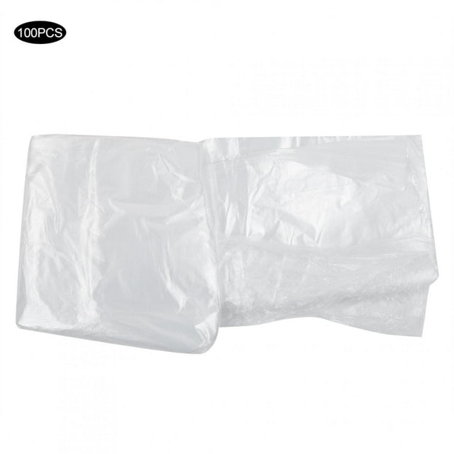 Delantal de peluquero, 100 piezas, delantal de salón desechable, bata de peluquero, capa de corte de cabello, creado magistralmente