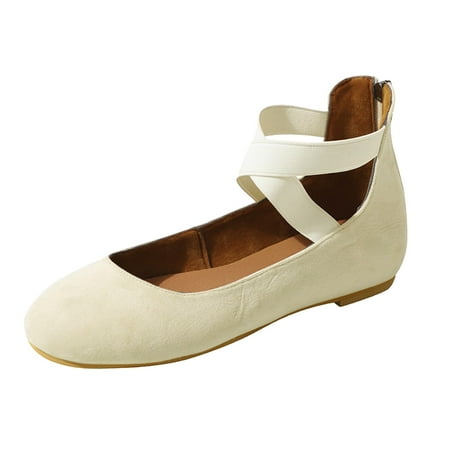 

bvgfsahne Sandals For Women Ladies Causal Shoes Elastic Strap Flat Shoes Singles