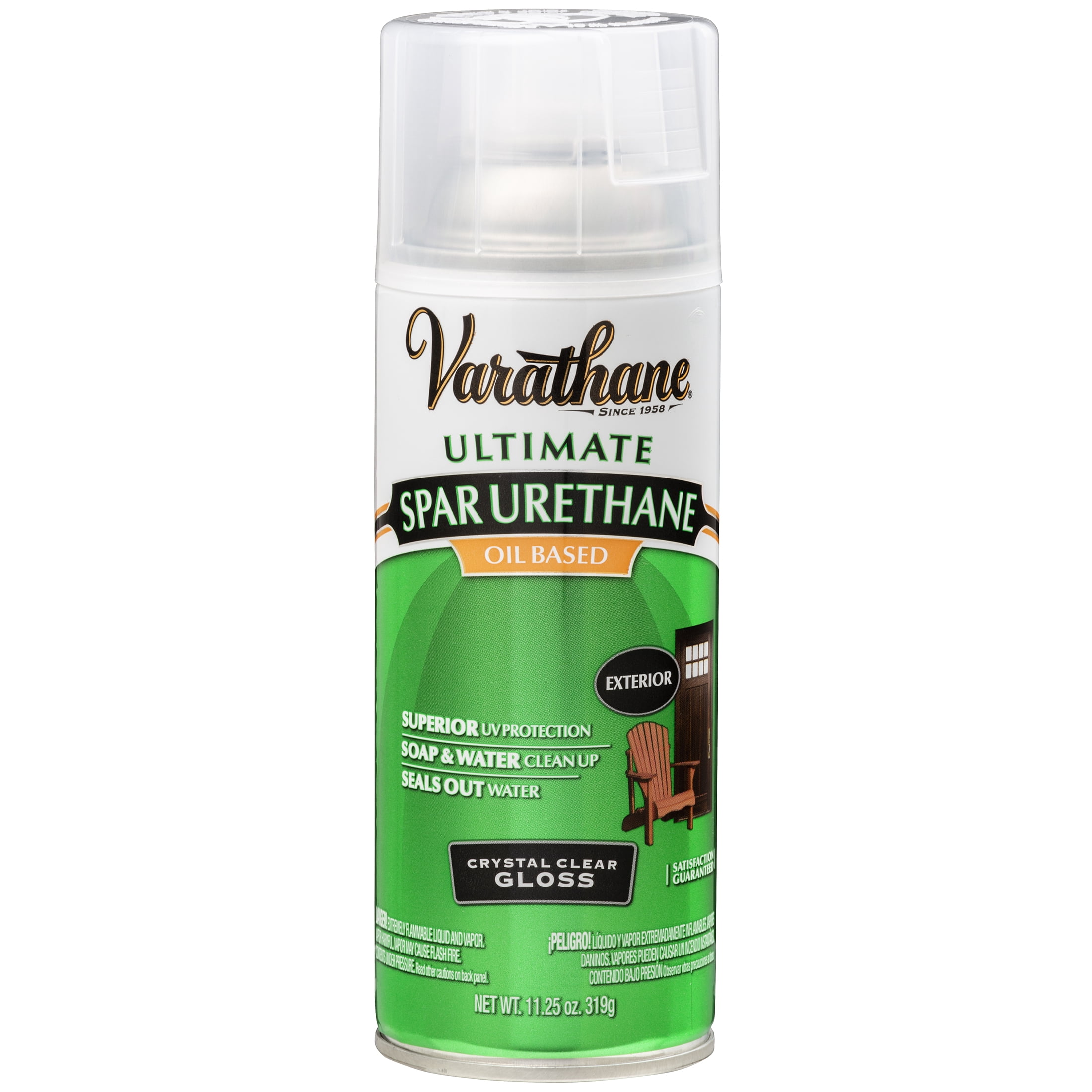 6 Pack, Gloss Clear, Varathane Exterior Wood Ultimate Spar Urethane Oil-Based-340407, 11.25 Oz Aerosol Spray