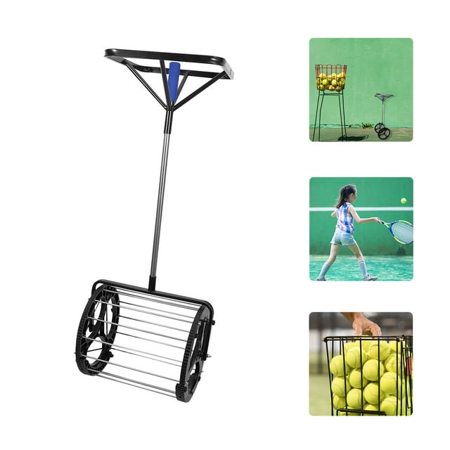 FONDOTIN Équipement de Récupération de Tennis Noir pour une Clarté Efficace de la Cour Lot de 1