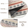 thumbnail image 6 of Indian Geometric 3x5 Area Rugs for Living Room, Lines Dots Sun Hand Drawn Overlay Non Slip Floor Mat Washable Low-Profile Indoor Carpet for Bedroom, Dining Room, Bathroom, 6 of 9