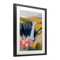 thumbnail image 2 of Stupell Industries Modern Colorful Waterfall in Valley Black Framed Print Under Glass, 13 x 16, by The Prints Vibe, 2 of 8