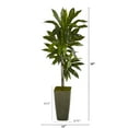 thumbnail image 2 of Nearly Natural 4.5ft Dracaena Artificial Plant Planter (Real Touch), 2 of 3