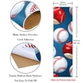 thumbnail image 3 of Baseball Skateboard Grip Tape Pack of Two - Premium Emery Surface with PVC Backing | 8.8x32.6in/22.4x83 cm - Durable Skateboard Stickers for Superior Grip and Control, 3 of 5
