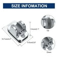 thumbnail image 2 of Uxcell Shower Head Holder Adhesive and Adjustable Shower Holder Wall Mount (Silver), 2 of 5