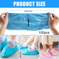 thumbnail image 7 of RUISINERY 100pieces Breathable Booties Boot Covers Slip Resistant Overshoes for Outdoor Indoor Use, 7 of 7